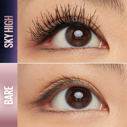 Maybelline Lash Sensational Sky High Washable Mascara Makeup, Volumizing, Lengthening, Defining, Curling, Multiplying, Buildable Formula, Very Black