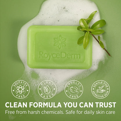 RoyceDerm Tea Tree Oil Antifungal Soap – Daily Gentle Cleansing & Antifungal Care