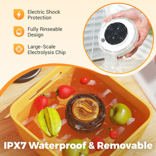 🍇🍓Waterproof Portable Food Cleaner &amp; Purifier