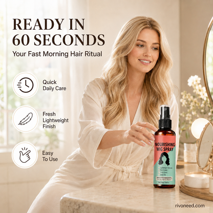 ⚽️🏆️World Cup Sale:30% OFF🎉70K+ SOLD! 🥳Lightweight No-Rinse Nourishing Wig Spray