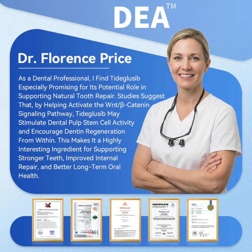 DEA® 🦷 Tideglusib Fast‑Dissolving Tooth &amp; Gum Repair Oral Strips 💥🎉