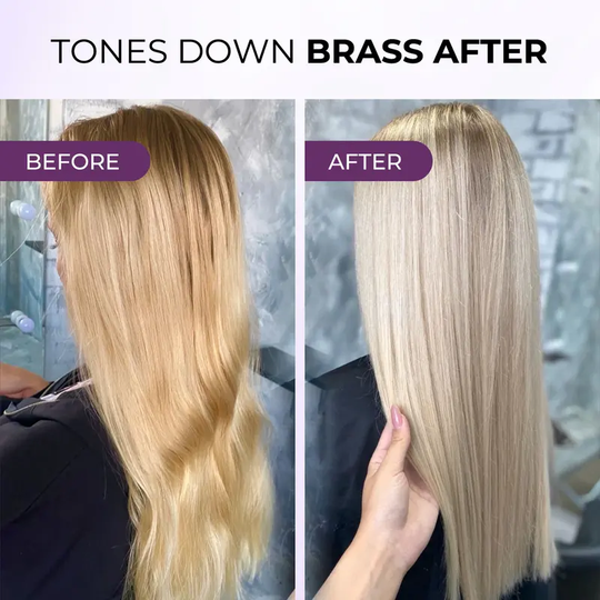 Karseell Purple Hair Mask Professional Neutralizes Brass &amp; Yellow Tones For Blonde Silver Gray Highlighted Hair