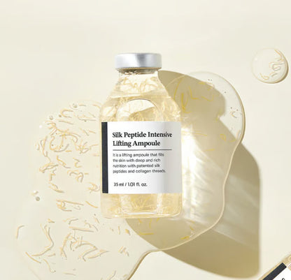 ✨Silk Lifting Peptide Ampoule: Korean Anti-Aging Serum for Wrinkle Care & Plumping