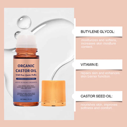 🌿Organic castor Oil Roll-On