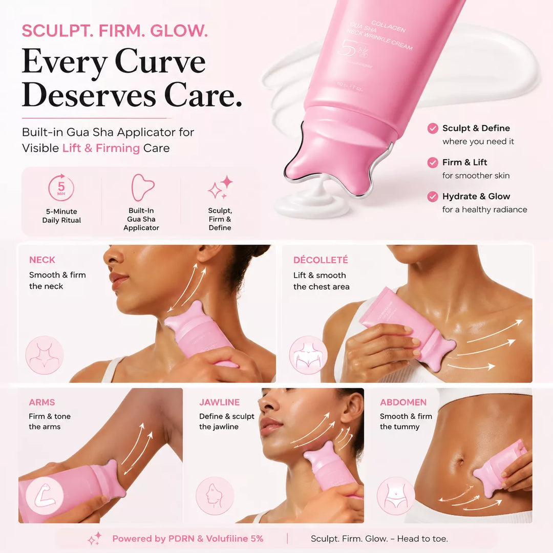 Collagen Gua Sha Neck Wrinkle Cream