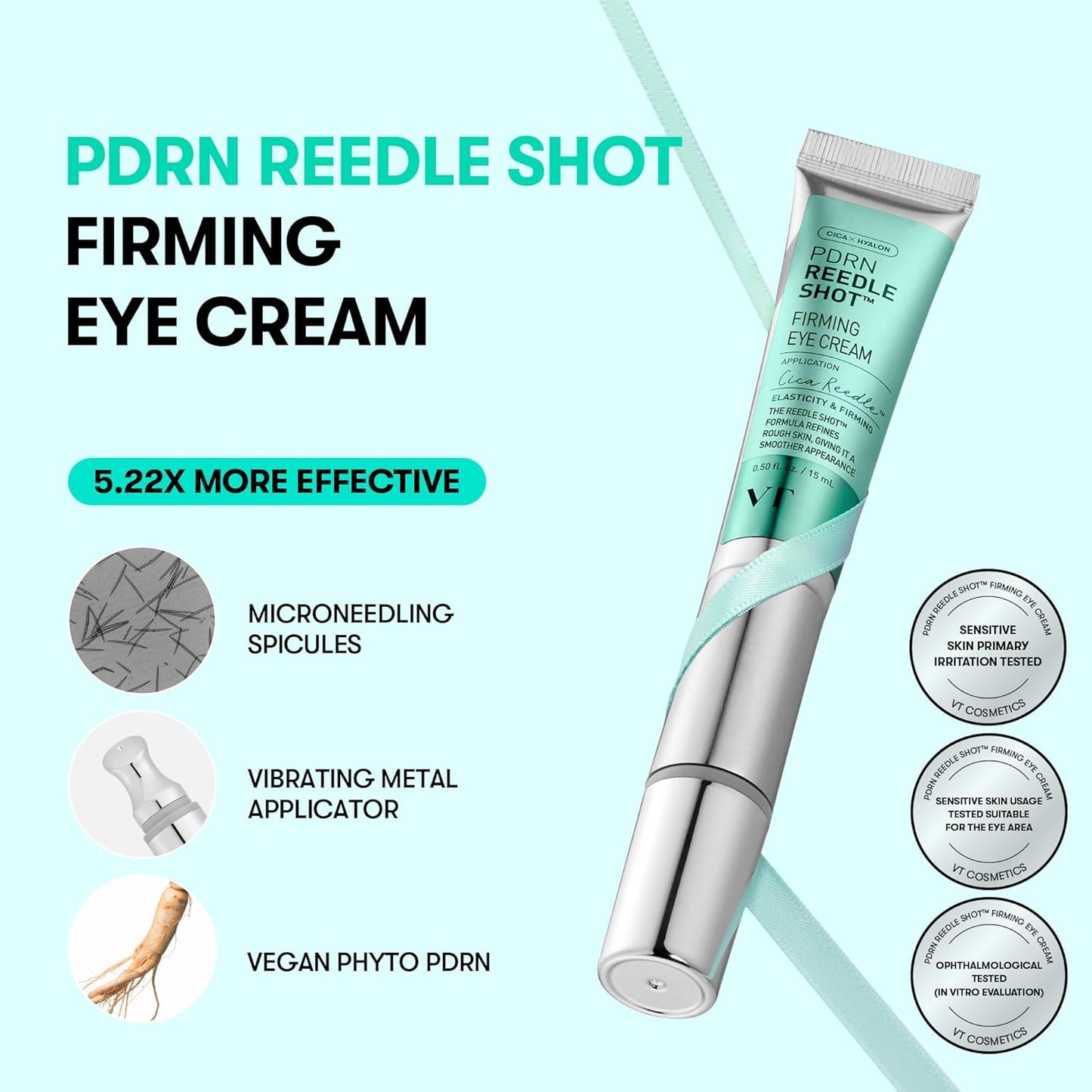 VT COSMETICS PDRN Reedle Shot Eye Cream