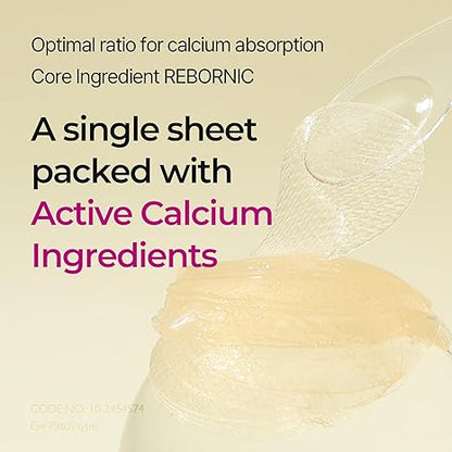 Dr.Melaxin Calcium Volume Eye Patches – Firming Hydrogel Under Eye Masks for Puffiness Fine Lines, Deep Hydration