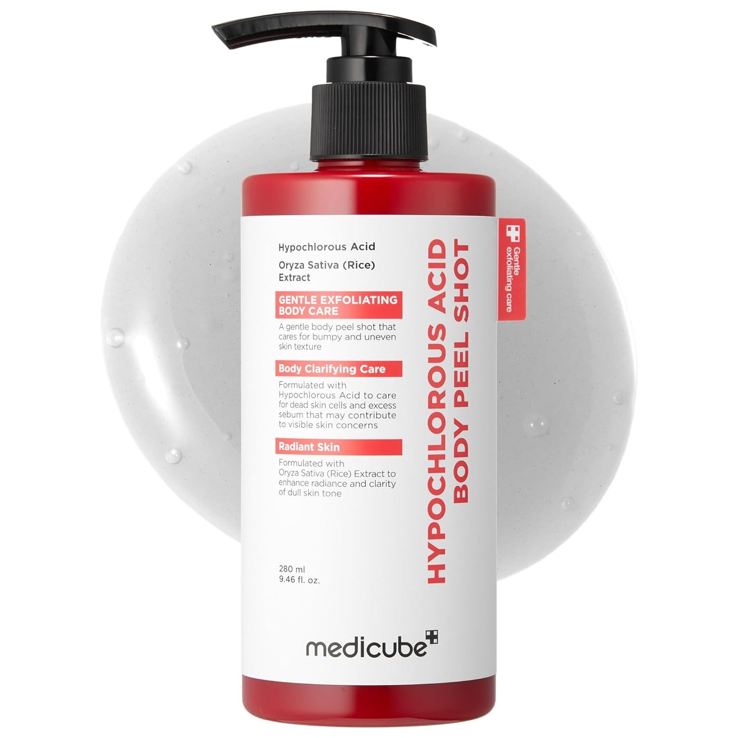 Hypochlorous Acid Rice Peel Shot Duo For Face & Body