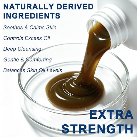 Folliculitis Shampoo for Itchy, Flaky Scalp - Purifying Formula for a Soothed, Balanced Scalp &amp; Oily Scalp Care, Men &amp; Women