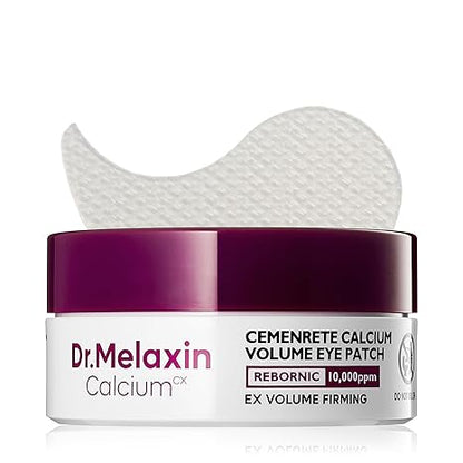 Dr.Melaxin Calcium Volume Eye Patches – Firming Hydrogel Under Eye Masks for Puffiness Fine Lines, Deep Hydration