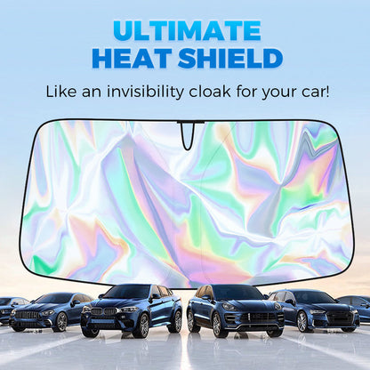 🌞 Summer Hot Sale-40% Off 🌈Laser Car Windshield Sunshade🏖️