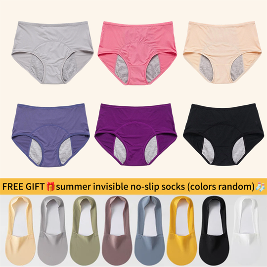⏳Last Day-Buy 1 Get 3 Packs!!🔥2026 Best-Selling🏆LunaBloom™ High-Waist Leak-Proof Panties ✨Butter-soft, ultra-stretchy &amp; discreetly protective 🍃