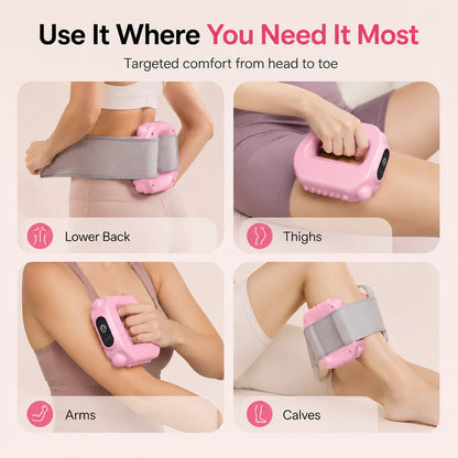 Hands-Free Fascia Massager for Muscle Relaxation & Recovery
