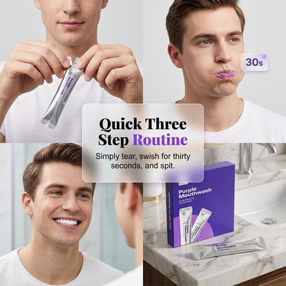 Purple Mouthwash - Sachets 20 Pack