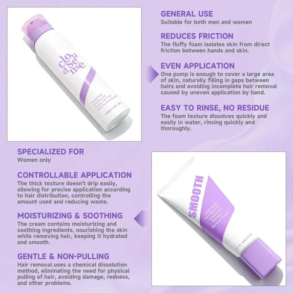 KLENIMORE ™  Gentle &amp; Painless Hair Removal Cream Duo for Sensitive Skin