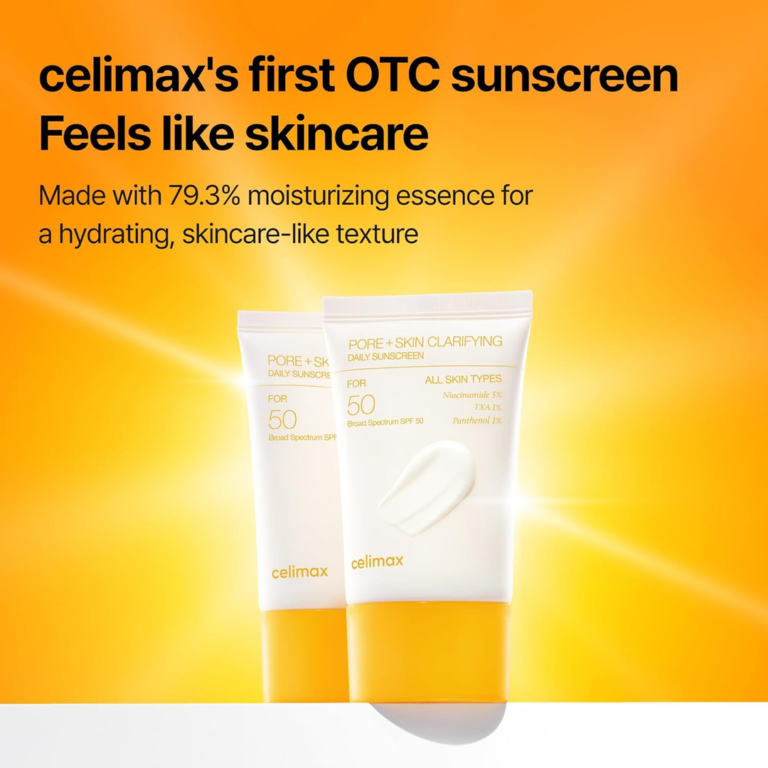 Celimax Pore+Skin Clarifying Daily Sunscreen | SPF 50 Broad Spectrum