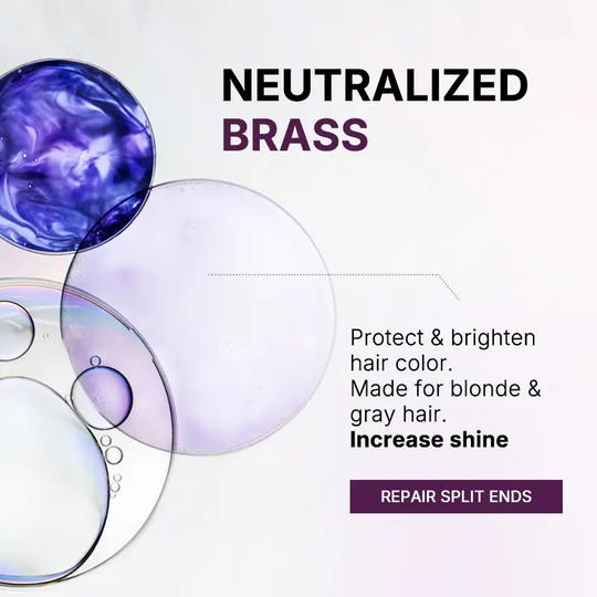 Karseell Purple Hair Mask Professional Neutralizes Brass &amp; Yellow Tones For Blonde Silver Gray Highlighted Hair