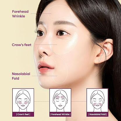 Dr.Melaxin Calcium Volume Eye Patches – Firming Hydrogel Under Eye Masks for Puffiness Fine Lines, Deep Hydration