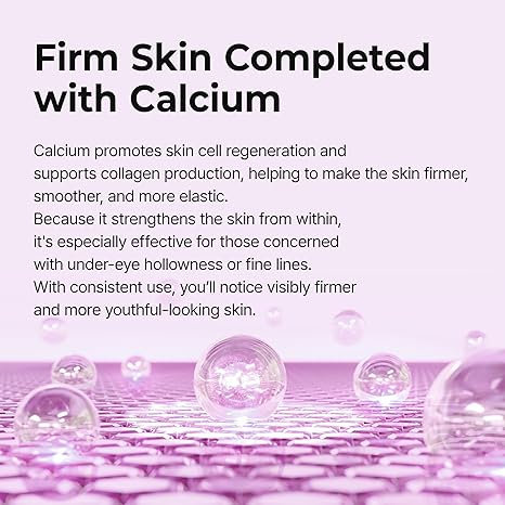 Dr.Melaxin Calcium Volume Eye Patches – Firming Hydrogel Under Eye Masks for Puffiness Fine Lines, Deep Hydration
