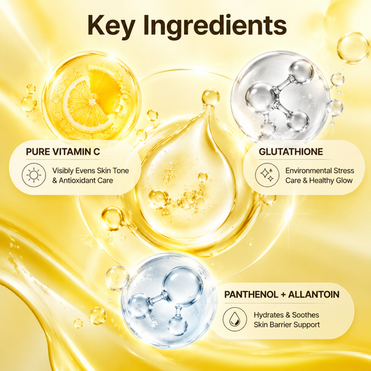 Vitamin C Booster Shot, Pure Vitamin C + Glutathione for Bright, Healthy Skin Glow