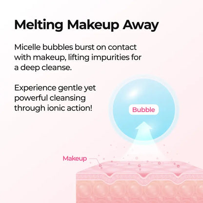 [Dr.Melaxin Official] Melting Cleanse Hypoallergenic Makeup remover with Quick Bubble, Deep Pore Cleansing for all skin type
