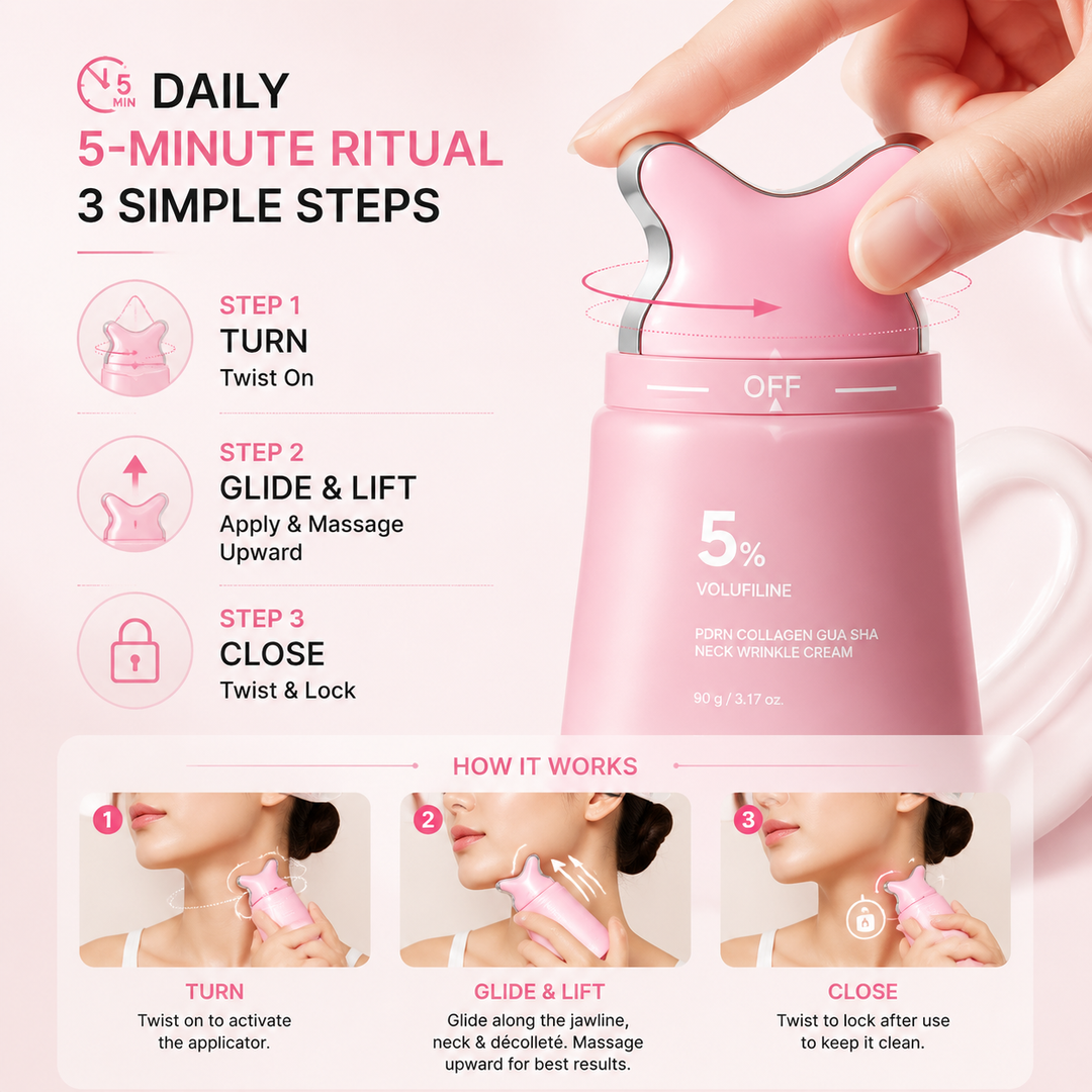 Collagen Gua Sha Neck Wrinkle Cream