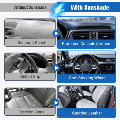 🌞 Summer Hot Sale-40% Off 🌈Laser Car Windshield Sunshade🏖️