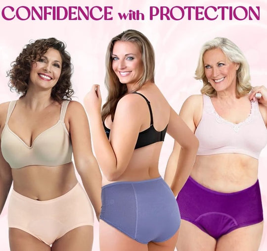 ⏳Last Day-Buy 1 Get 3 Packs!!🔥2026 Best-Selling🏆LunaBloom™ High-Waist Leak-Proof Panties ✨Butter-soft, ultra-stretchy &amp; discreetly protective 🍃