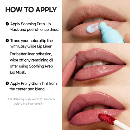 [Laka] Soothing Prep Lip Mask — Cooling peel-off lip mask for smoother lip prep and a hydrated feel