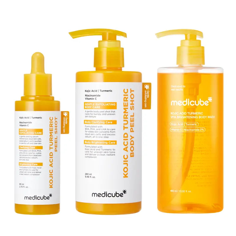 Kojic Acid Turmeric Peel Shot Duo For Face & Body