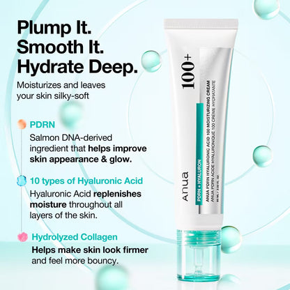 PDRN Hyaluronic Acid 100 Moisturizing Cream