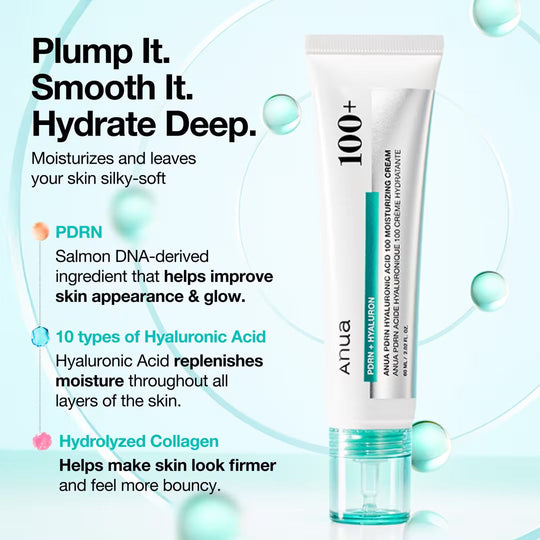 PDRN Hyaluronic Acid 100 Moisturizing Cream