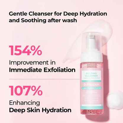 [Dr.Melaxin Official] Melting Cleanse Hypoallergenic Makeup remover with Quick Bubble, Deep Pore Cleansing for all skin type