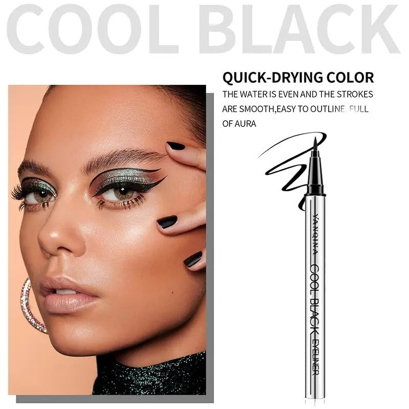 ⚽️🏆️World Cup Sale:40% OFF🎉70K+ SOLD! 🥳Long Lasting Eyeliner Pen Lightweight Waterproof Vegan Cruelty Free