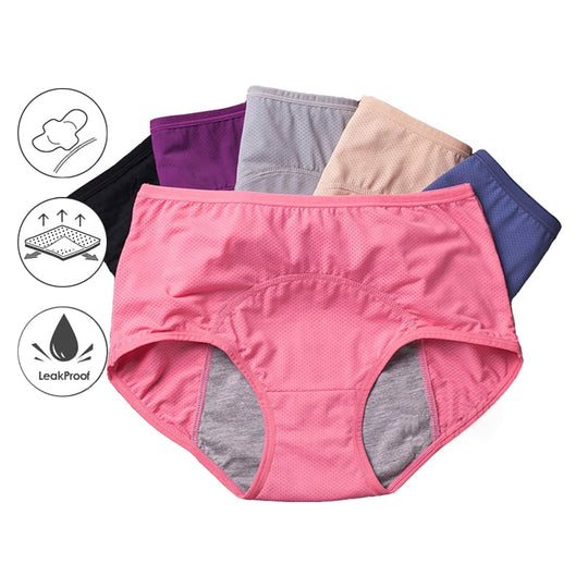 ⏳Last Day-Buy 1 Get 3 Packs!!🔥2026 Best-Selling🏆LunaBloom™ High-Waist Leak-Proof Panties ✨Butter-soft, ultra-stretchy &amp; discreetly protective 🍃