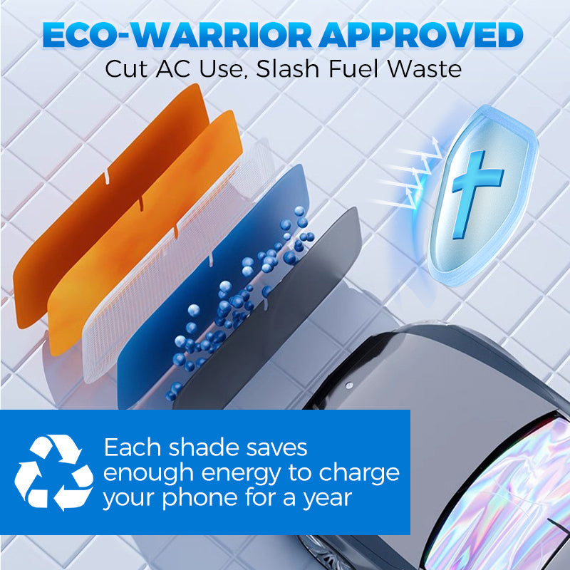 🌞 Summer Hot Sale-40% Off 🌈Laser Car Windshield Sunshade🏖️