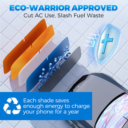 🌞 Summer Hot Sale-40% Off 🌈Laser Car Windshield Sunshade🏖️