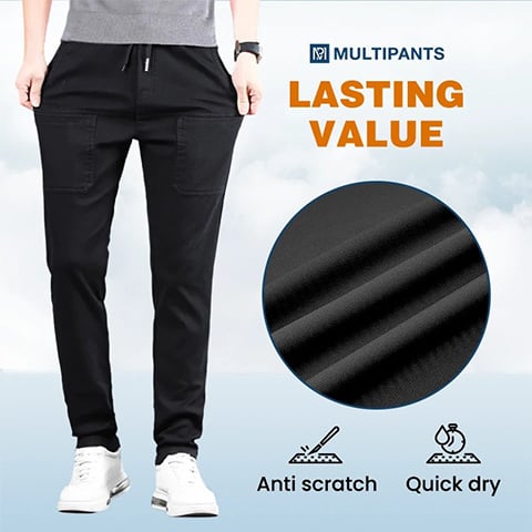 🔥Aanbieding: 50% korting  👖MultiPants – Duurzame cargobroek met meerdere zakken en hoge stretch