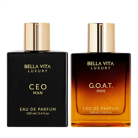 The Sigma Male by Bella Vita Luxury | 2x100ml Perfumes | CEO Man &amp; G.O.A.T. Man | Perfume for Men | Long Lasting Fragrance | Eau De Parfum