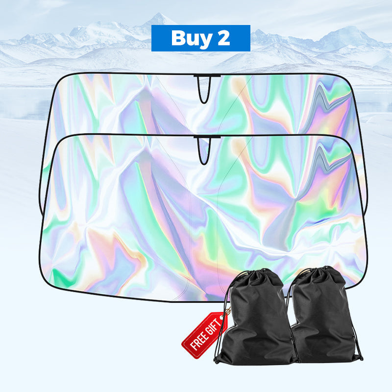 🌞 Summer Hot Sale-40% Off 🌈Laser Car Windshield Sunshade🏖️