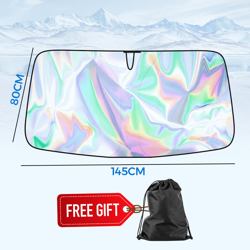 🌞 Summer Hot Sale-40% Off 🌈Laser Car Windshield Sunshade🏖️