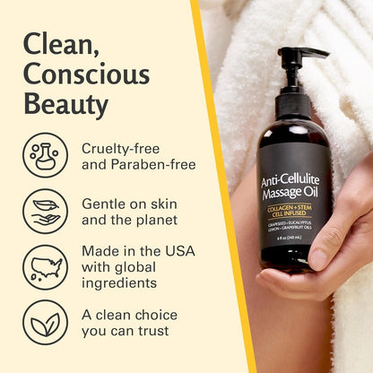 ⚡50K+ SOLD! Almost Gone💥Age-Defying Revival Collagen & Stem Cell Body Oil