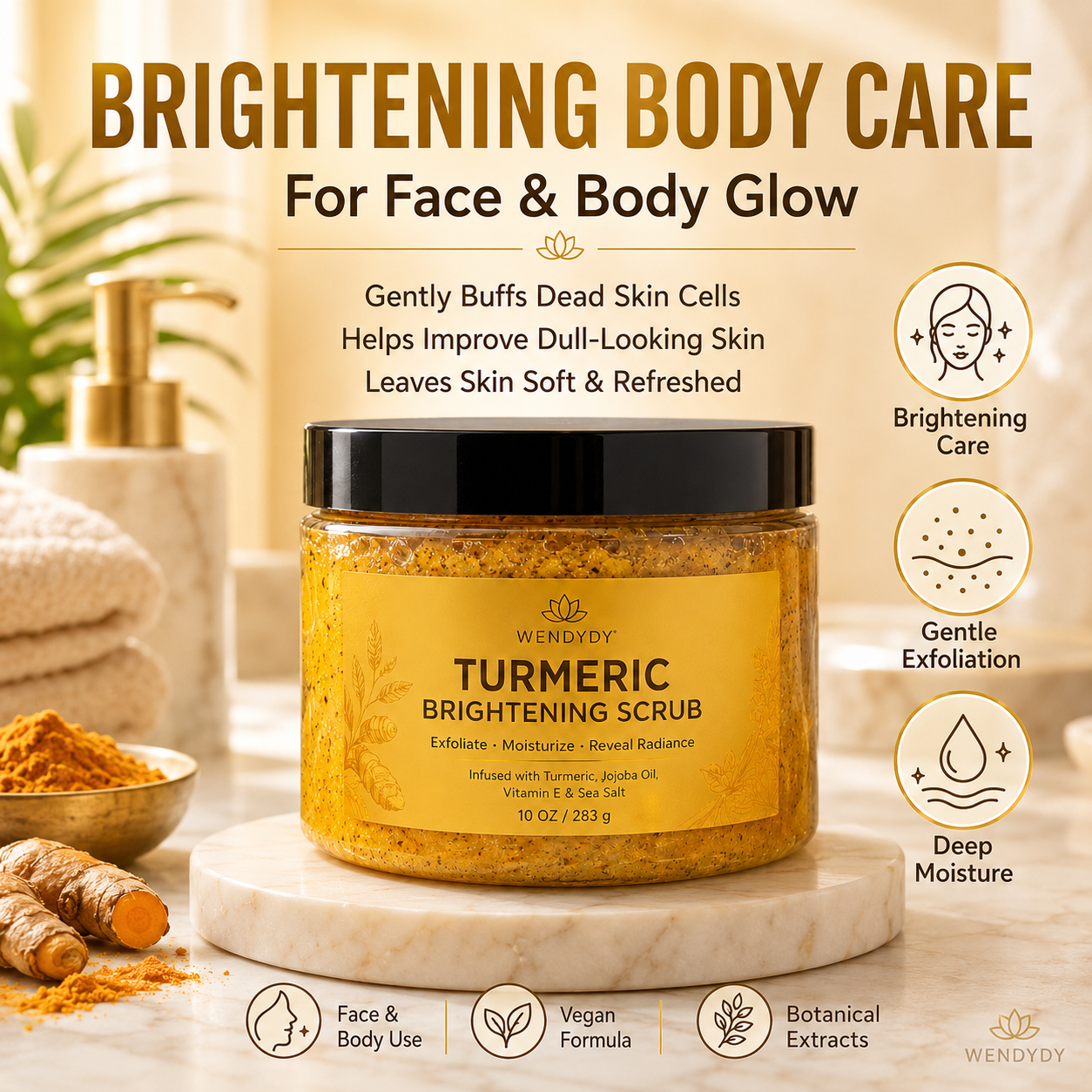 💞Turmeric Exfoliating Body Scrub