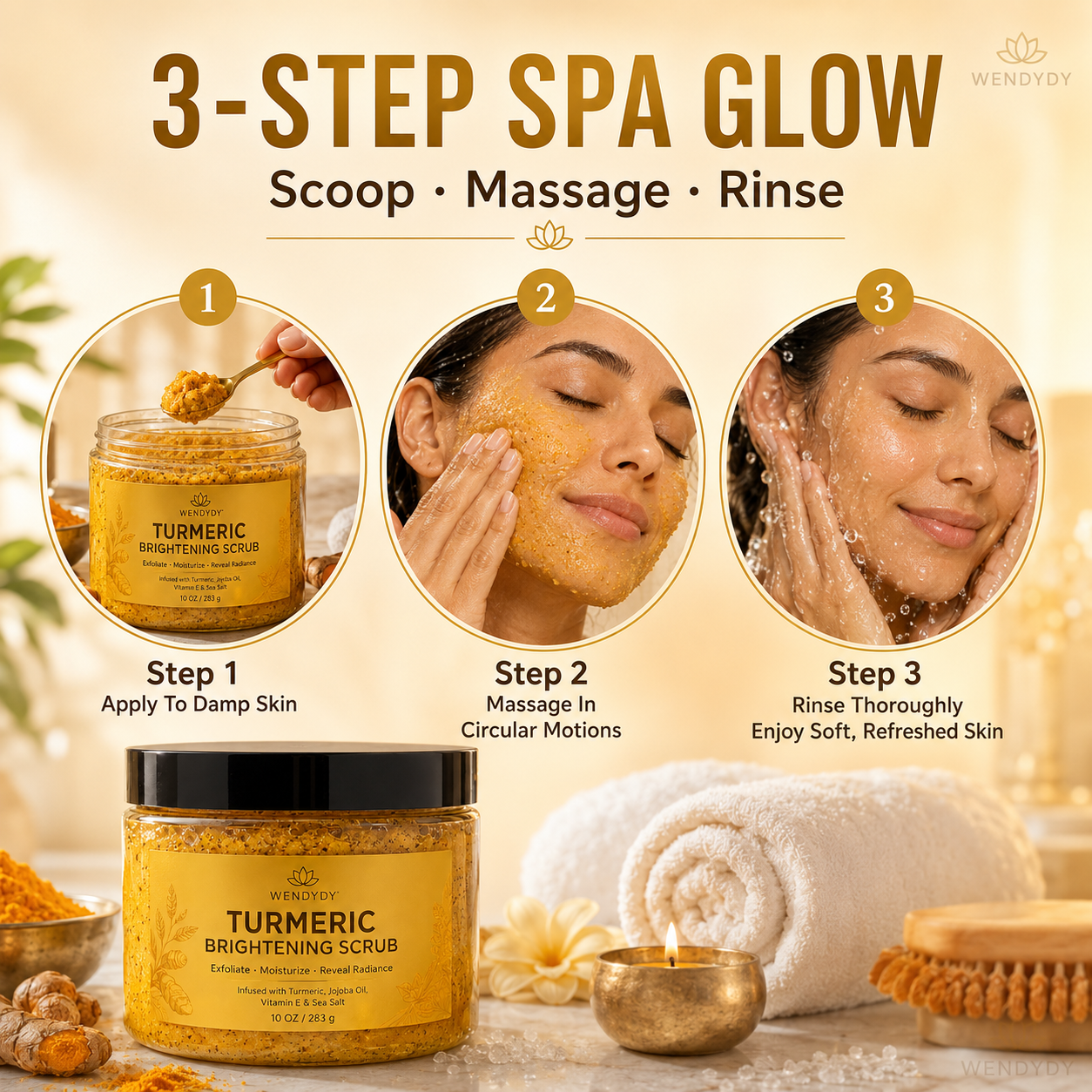 💞Turmeric Exfoliating Body Scrub