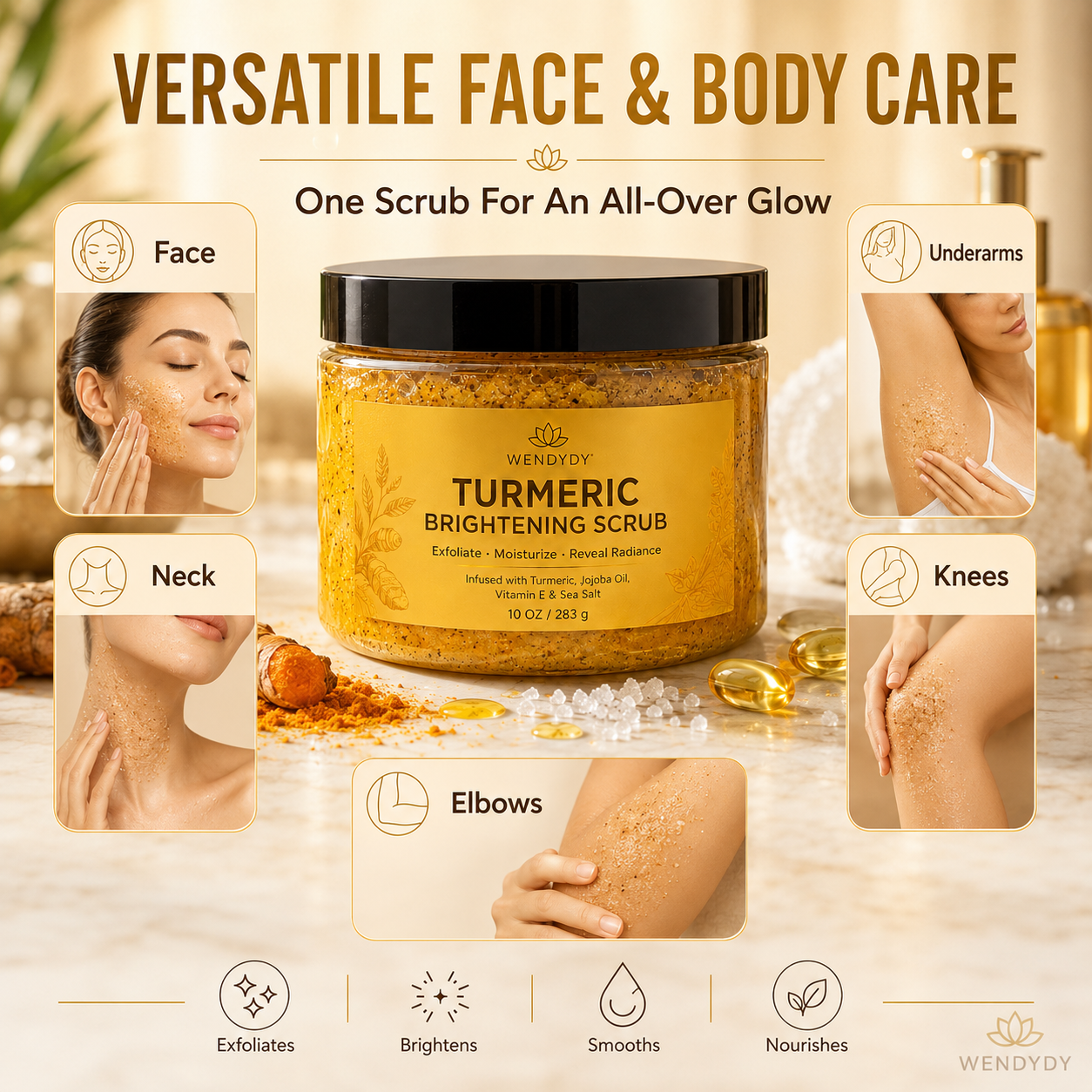 💞Turmeric Exfoliating Body Scrub