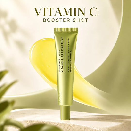 Vitamin C Booster Shot, Pure Vitamin C + Glutathione for Bright, Healthy Skin Glow