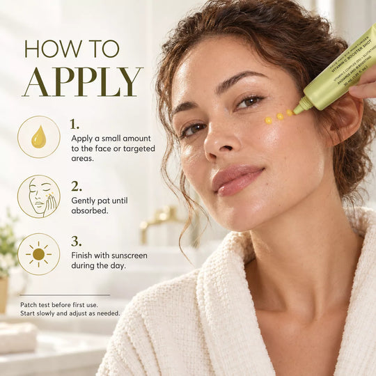Vitamin C Booster Shot, Pure Vitamin C + Glutathione for Bright, Healthy Skin Glow