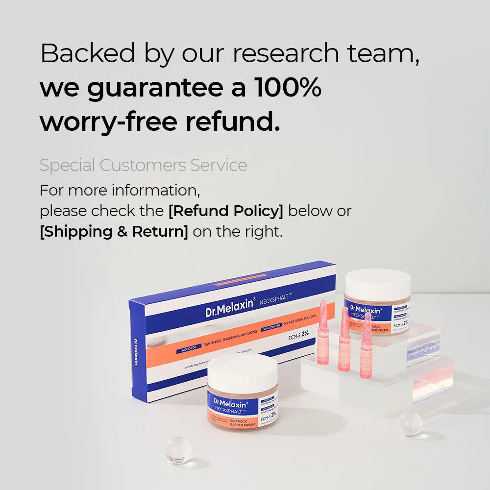 [Dr.Melaxin Official] Necksphalt ECM Neck Barrier Cream | Anti-aging Cream, Firming Wrinkles, Skin Lifting | Korean Cosmetics