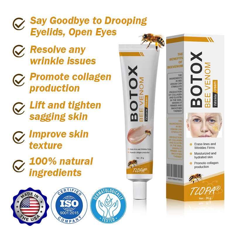 🖤2026 New Year · 40% OFF🧑‍⚕️TLOPA® Botox Bee Venom Wrinkle Removal Cream