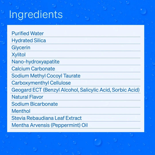 🦷 Nano-Hydroxyapatite Toothpaste 😁 Gentle Whitening Toothpaste